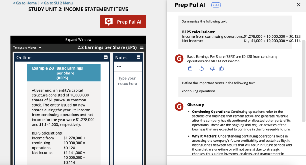 Gleim CPA Review chatbot cpa study buddy study group